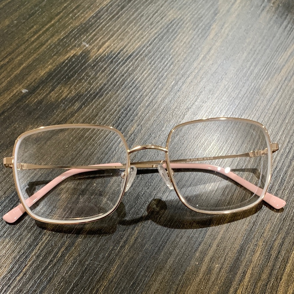 Elegant Gold Frame Glasses